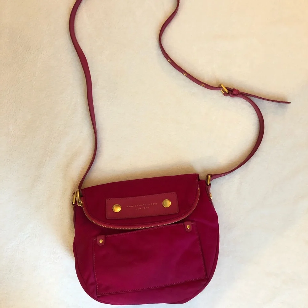 Marc Jacobs Nylon Natasha Mini Crossbody pink